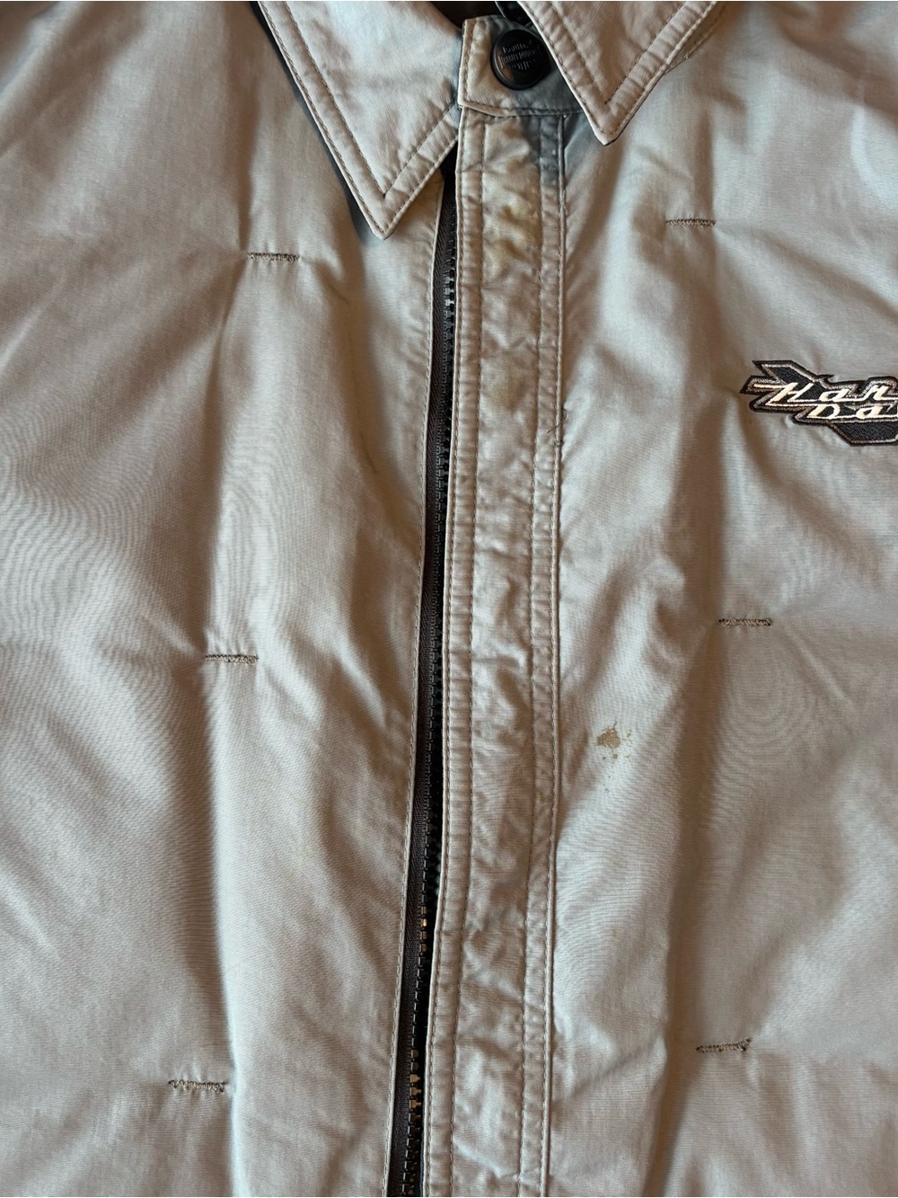 Vintage Harley Davidson Men’s Reversible Black and Gray Nylon Puffer Jacket- XL - Picture 10 of 12